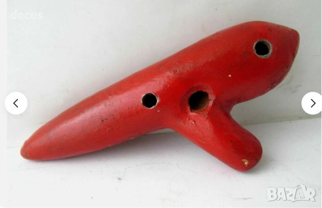 Оригинална глазирана керамика, керамична окарина, флейта, снимка 8 - Антикварни и старинни предмети - 51456753