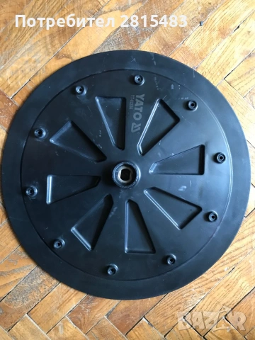 Шлайф машина за мазилка YATO, 750 W, Ф 375 мм, снимка 6 - Полирмашини - 54067154