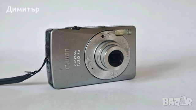 Canon Ixus 75 дигитален фотоапарат камера 7.1mp 3x zoom, снимка 5 - Фотоапарати - 53380375