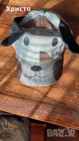 шапка детска с козирка 100% памук AZO FREE пате и куче, снимка 6 - Шапки, шалове и ръкавици - 27593018