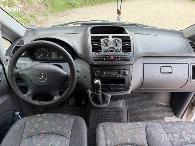 Mercedes Vito 111CDI 9места XXXL W639 6скорости 2008г, снимка 9 - Бусове и автобуси - 53879488
