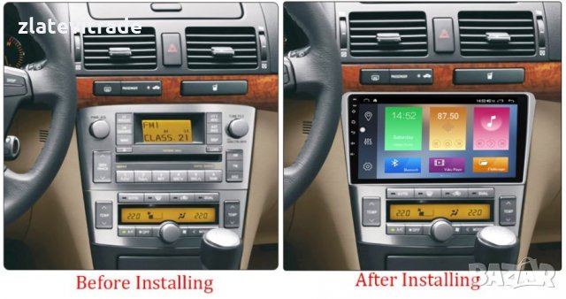 TOYOTA AVENSIS T25 2002-2008 - 9'' Андроид Навигация Android, снимка 6 - Навигация за кола - 33853147