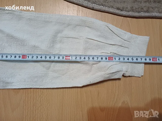 Автентична женска риза от лен, снимка 3 - Антикварни и старинни предмети - 56132178