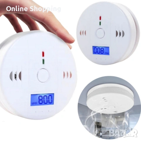 Безжичен CO сензор с LCD дисплей, снимка 10 - Други - 53327218