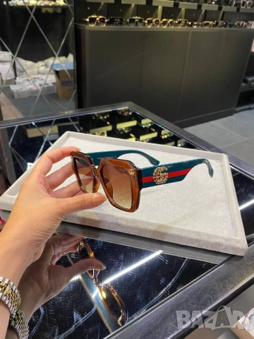 очила с черен обикновен калъф и ув защита gucci , снимка 9 - Слънчеви и диоптрични очила - 51447417