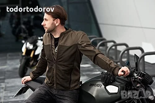 Лятно мото яке за мотор SHIMA OPEN AIR BROWN всички протектори, снимка 3 - Аксесоари и консумативи - 51282200