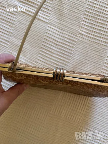 Дамска чанта-змийска кожа, снимка 6 - Чанти - 49368626