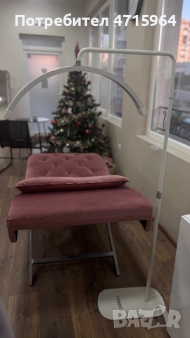 Кушетка/легло и лампа за миглопластика и микроблейдинг, снимка 4 - Кушетки - 53185049