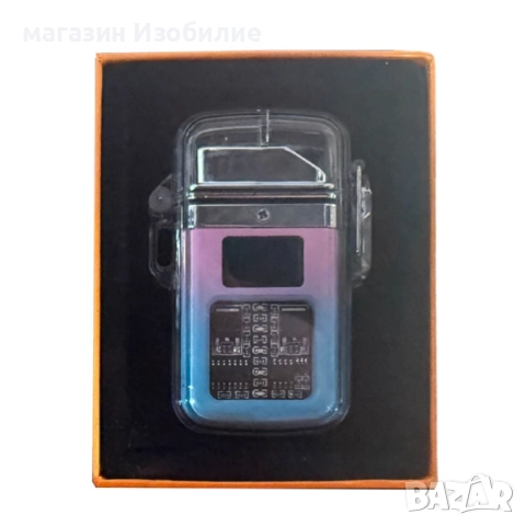 Елегантна прозрачна ветроустойчива запалка с LED светлинки, снимка 12 - Други - 52316474