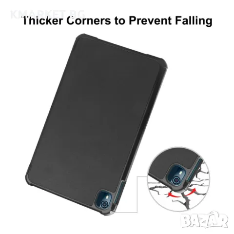 Nokia T10 ENKAY Кожен калъф и Скрийн Протектор, снимка 8 - Калъфи, кейсове - 48263733