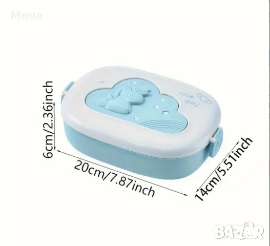 Кутия за обяд с три отделения, снимка 5 - Кутии за храна - 47273726