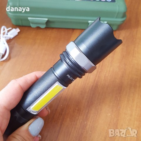 2428 Акумулаторен Led фенер POWER STYLE, Zoom функция, снимка 3 - Къмпинг осветление - 34269980