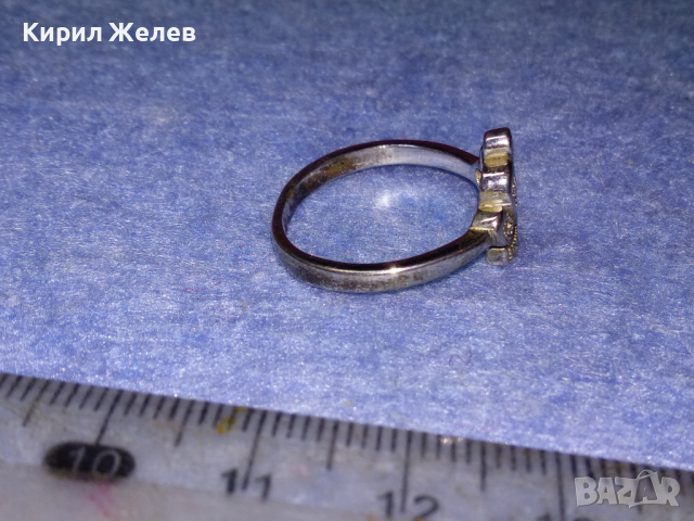 АРИСТОКРАТИЧЕН СКЪПОЦЕНЕН СРЕБЪРЕН ПРЪСТЕН на ПАНДОРА ЛАКИРАНО СРЕБРО S925 с ИСКРЯЩИ ЦИРКОНИ 43238, снимка 13 - Пръстени - 44692337