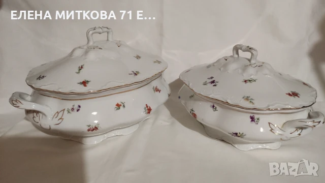 Два прекрасни терина на Thun Бохемия Чехословакия