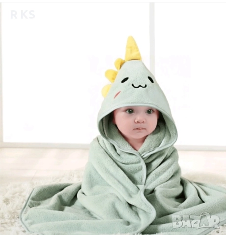 Бебешка мека хавлия 80см х 80см