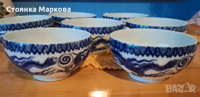 Красив сервиз за кафе-костен порцелан-10 бр, снимка 2 - Сервизи - 49739802