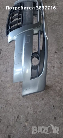 Audi A6 Allroad C6 4F 4FH 4F0807061 предна броня LY7E Condor Gray (Кондорово сиво)