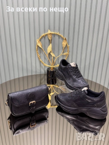 Louis Vuitton Комплект Дамска Чанта И Дамски Маратонки - Налични Различни Цветове И Модели Код SK406, снимка 8 - Чанти - 52870901