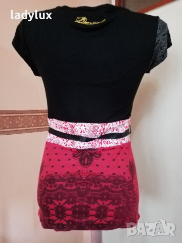 Desigual, Оригинална, Размер S. Код 1709, снимка 12 - Тениски - 36572260