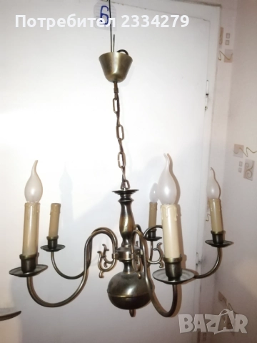 Стари настолни лампи, аплици за стена, лампа за таван и паркетна лампа. , снимка 16 - Настолни лампи - 52867361