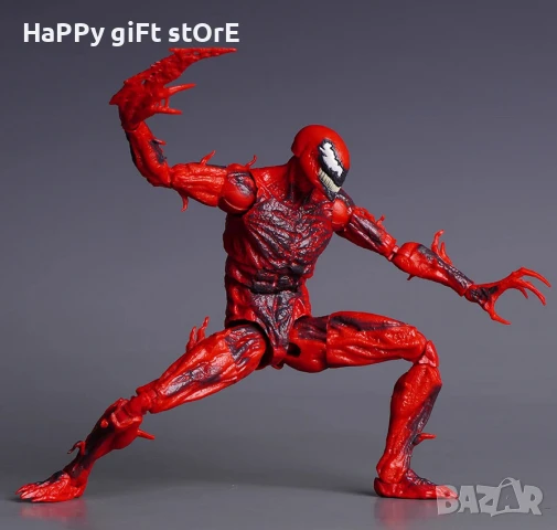 Статуетка Marvel: Spider-Man - Venom-Carnage (Hero Collector), екшън фигура 21cm , снимка 4 - Колекции - 50468967