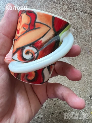 Колекционерска чашка за кафе - дизайнерска, снимка 3 - Други ценни предмети - 51078107