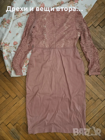 НАМАЛЕНА Дамска рокля Rare London 20 ЛВ, снимка 3 - Рокли - 38310474