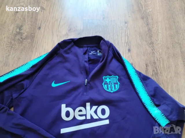Nike FC Barcelona Dry Squad Dril Top Junior - юношеска футболна блуза 158-170см., снимка 7 - Детски анцузи и суичери - 48882590