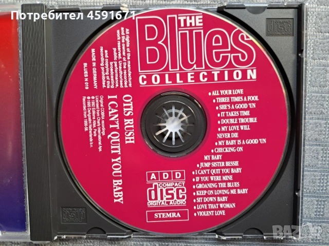Otis Rush – I Can’t Quit You Baby, снимка 2 - CD дискове - 53105197