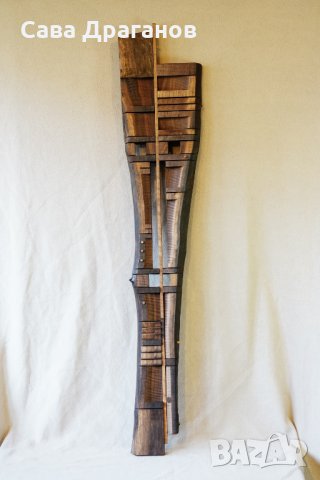 Маска за стена изработена от американски орех, снимка 4 - Пана - 30758953