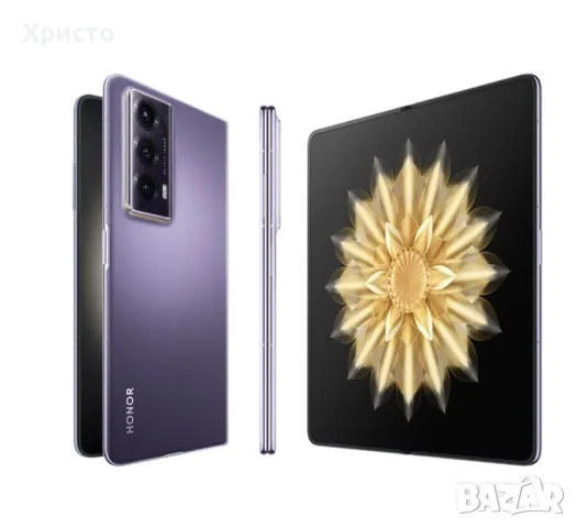 НОВ!!! Honor Magic V2, Dual SIM, 16GB RAM, 512GB, 5G, Purple, снимка 1 - Други - 48128188