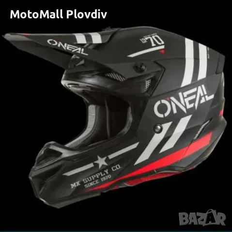 Вело каска O'NEAL BLADE POLYACRYLITE charger V.22 black/white, снимка 2 - Аксесоари и консумативи - 49268283
