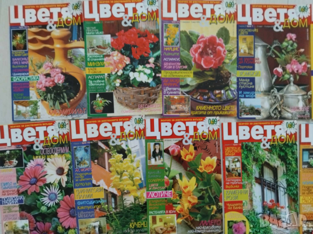 Цветя & дом стари списания 2009г 15 броя , снимка 3 - Списания и комикси - 54077121