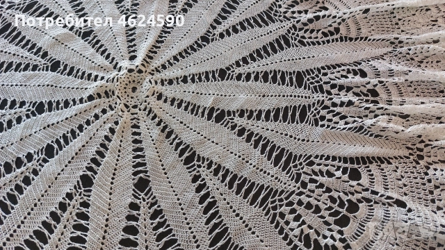 Кръгла покривка, снимка 4 - Покривки за маси - 52920093