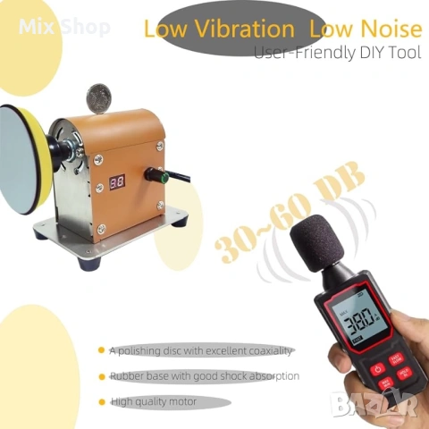 Нова Мини Електрическа машина за полиране, снимка 3 - Други инструменти - 53947223