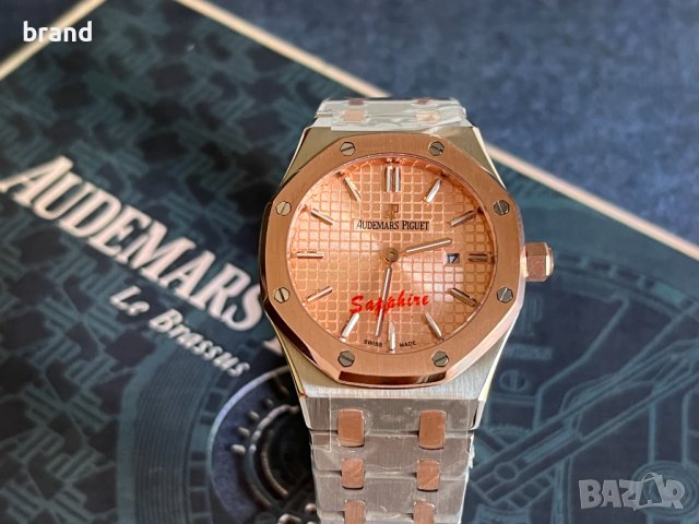 Дамски часовник AUDEMARS PIGUET rose gold quartz 33mm батерия клас 5А+, снимка 1 - Дамски - 38083136