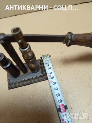 Стара Антична Пълначка За Куршуми., снимка 13 - Антикварни и старинни предмети - 50648393