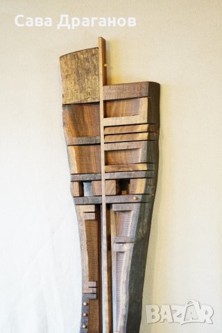 Маска за стена изработена от американски орех, снимка 6 - Пана - 30758953