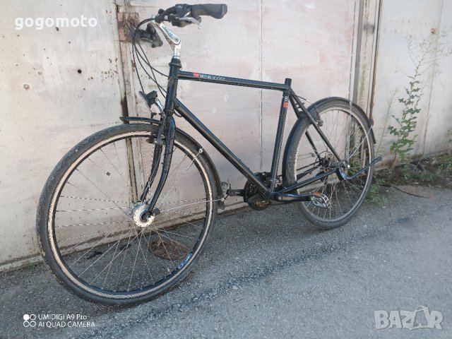 MADE IN GERMANY ALU-BIKE, АЛУМИНИЕВ велосипед,FAHRRAD-STAHLRAHMEN AUS 25CRMO4 (CHROM-MOLYBDÄN-STAHL), снимка 15 - Велосипеди - 42770980
