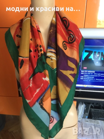 Дамски копринен шал Codello, снимка 5 - Шалове - 52198663