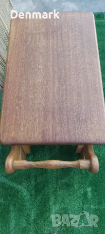  Сервизна количка от масив, снимка 4 - Маси - 47668289