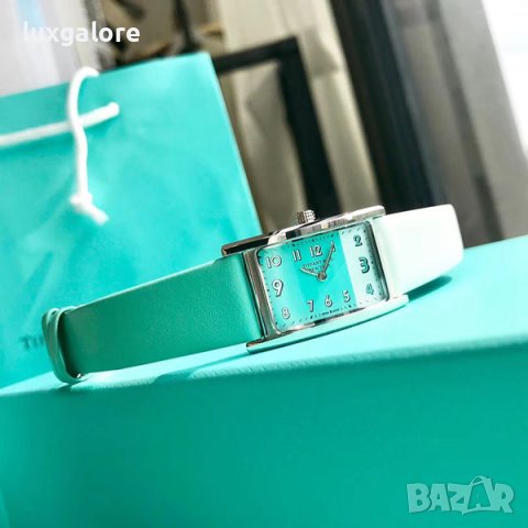 Дамски часовник TIFFANY&Co. East West Mini Light Blue с кварцов механизъм, снимка 4 - Дамски - 40644304