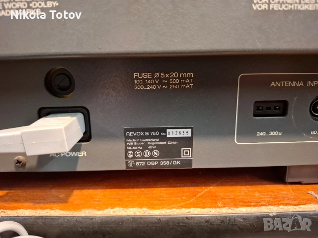 Продава сe тунер Revox B-760. , снимка 10 - Ресийвъри, усилватели, смесителни пултове - 52930599