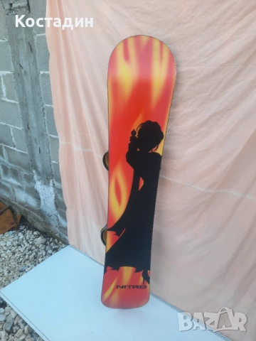 Сноуборд Nitro Black Widow 154см. с автомати , снимка 8 - Зимни спортове - 52442396