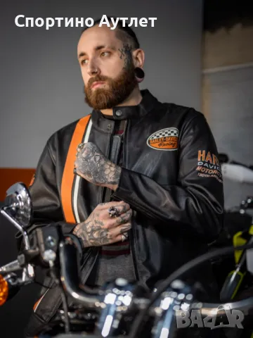 HARLEY DAVIDSON Юбилейно 120 Години 97051 Кожено Яке Кожа 2XL XXL, снимка 15 - Якета - 49257277