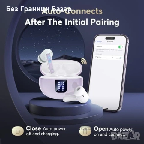 Нови Смарт слушалки за превод в реално време 164 езика IPX7 с кутия, снимка 4 - Bluetooth слушалки - 53888322