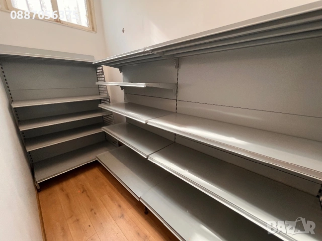 Професионални немски стелажи от Кауфланд, безболтово сглобяване., снимка 5 - Стелажи и щандове - 54090952