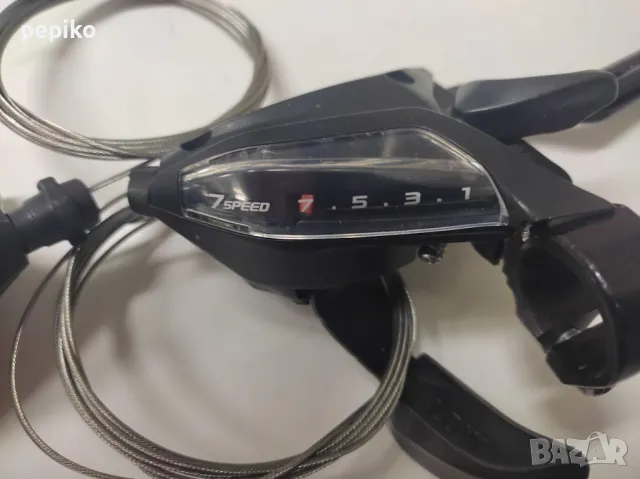 Продавам колела внос от Германия НОВИ команди SHIMANO ST-EF500-7R, снимка 6 - Части за велосипеди - 48324324