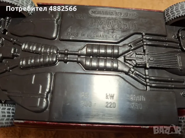 Метална количка БМВ 850i, снимка 10 - Колекции - 55878767