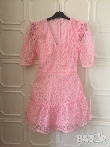 Розова дантелена рокля BARBIE , снимка 5 - Рокли - 39881683
